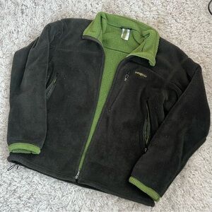 Vintage Retro Patagonia Regulator R4 Green High Pile Fleece Jacket